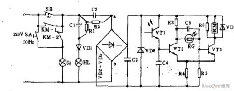 The door control,light-dependent control switch circuit