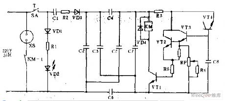 Electronic timer switch circuit