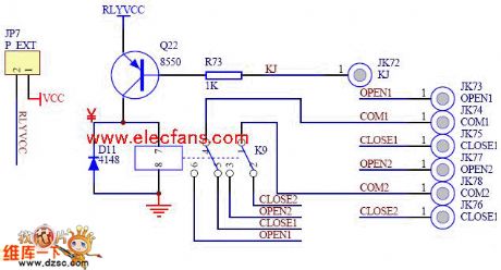 Relay control circuit diagram