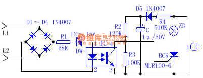 Tel indicator circuit