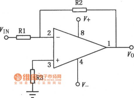 CF1458 series dual power supply general-purpose dual op amp circuit diagram
