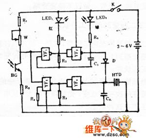 Photoelectric photometry switch circuit diagram