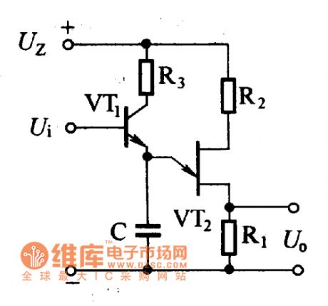 Control voltage phase shifting trigger circuit