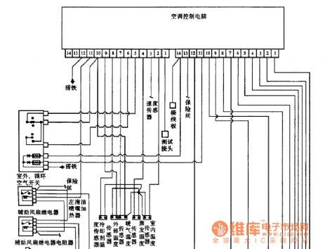 BENZ 420CE/560SEL air conditioning circuit