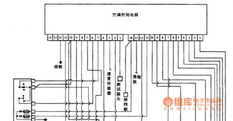 BENZ 300CE/300E/300TE air conditioning circuit