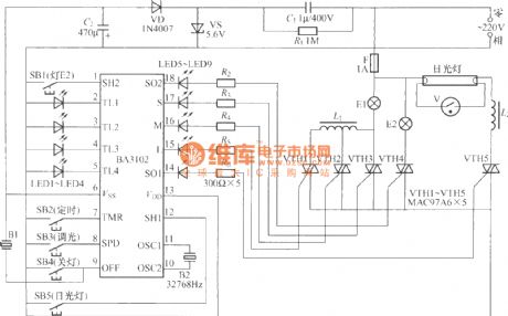 High gear stepping dimmer controller circuit (2)