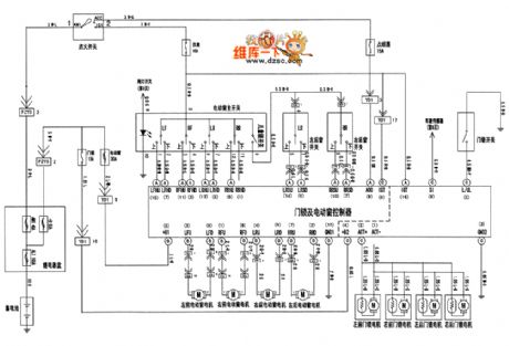 Vizi saloon car electric window and central lock circuit