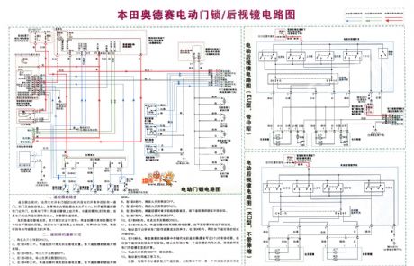 The Honda-Odessey power door and rearview mirror circuit