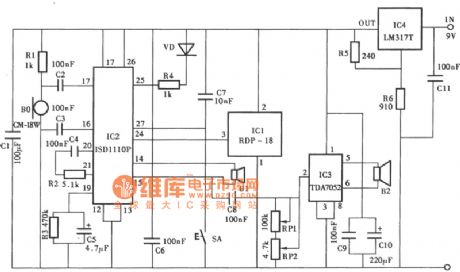 Electronic guard dog circuit