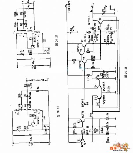 The 6v-12v／25w DC voltage converter circuit (1)