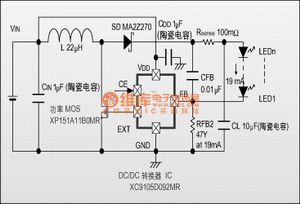 Efficient white LED driver circuit