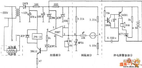 The incubation temperature control circuit
