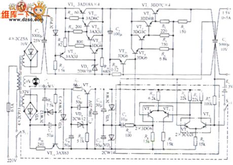 The 1.5V precise regulated power supply circuit