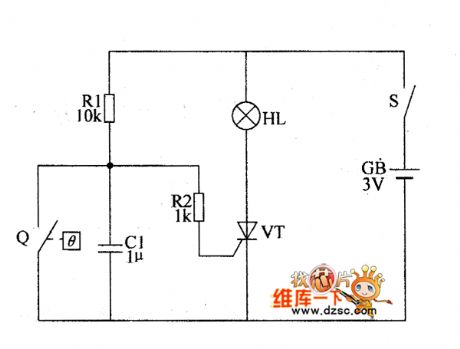 the circuit of the automatic anti-frosting controller for crops(2)