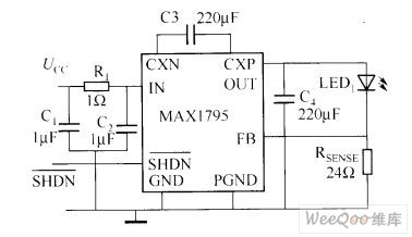 White LED Current Control Circuit of Charge-pump