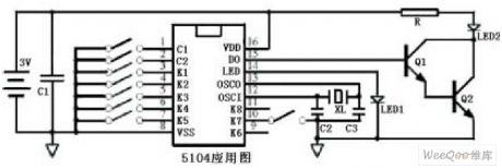 LX5104 Infrared Coding Circuit