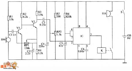 the circuit of the chickling hatching announcer(2)