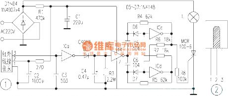 facility currency infrared remote control receiving circuit