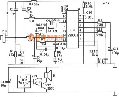 electric shock alarm circuit(1)