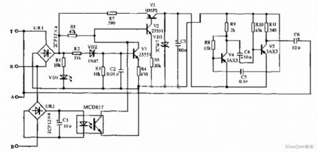 The releasing interfere and preventing thief dozen circuit