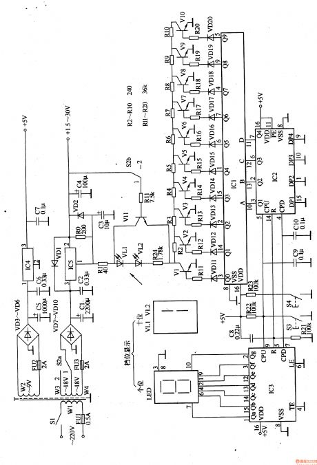 The Numerical Control DC Regulated Power Supply Circuit 6