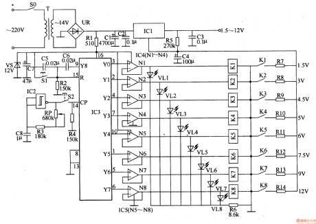 Numerical Control D. C. Regulated Power Supply   Nine