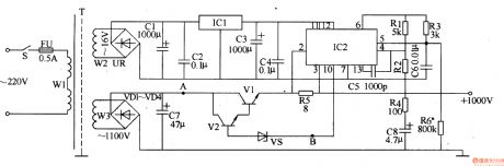 D. C. Regulated Power Supply of High Voltage   Two