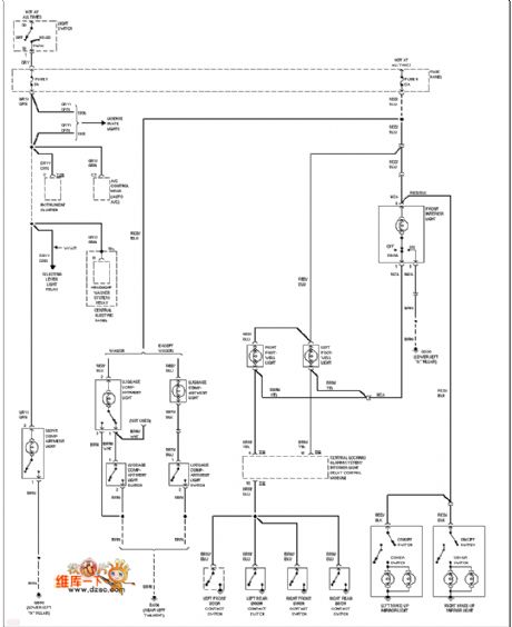 Audi gated light basic circuit