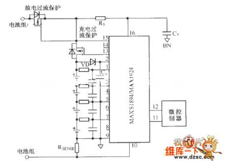 MAX1894/MAX1924 typical application circuit without pre-charging function