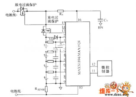MAX1894/MAX1924 typical application circuit without pre-charging function