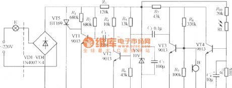 Discrete sound and light control stairs delay switch circuit(4)