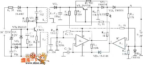 General mobile phone battery charger circuit