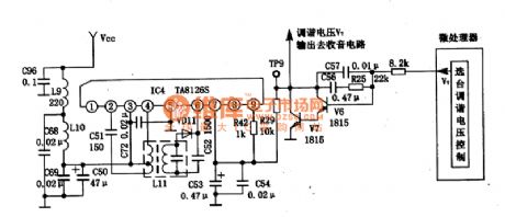 TA8126 DC/DC conversion integrated circuit