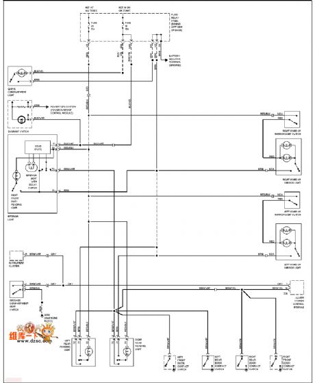 The Volkswagon door control circuit