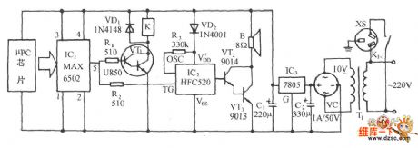 The temperature over-limit auto regulating outlet circuit