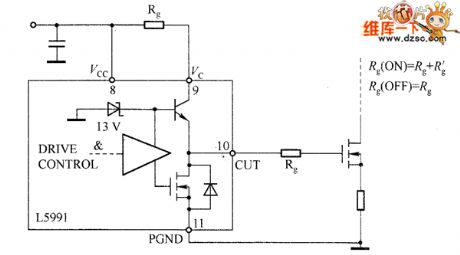 Switching elements on-off speed controller circuit diagram