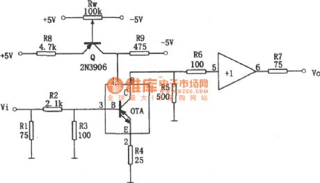 Variable gain amplifier circuit diagram