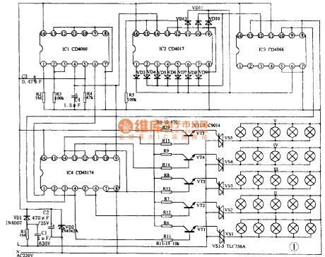 Two-dimensional lantern controller circuit analysis and manufacture