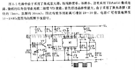 The infrared receiver circuit
