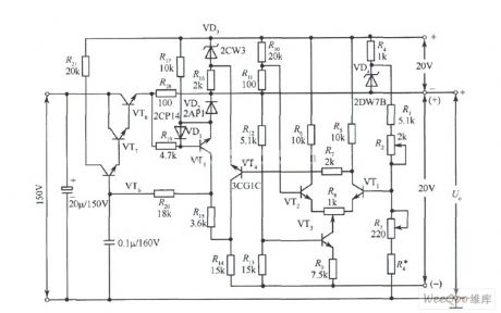A Durable 3～120V Regulated Power Supply Circuit
