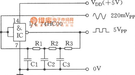 Square Wave and Sine Wave Generator Circuit