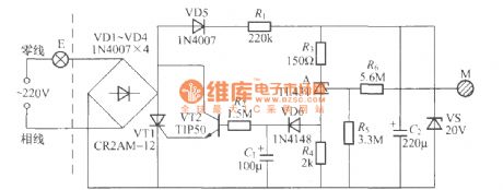Touching delay lamp switch circuit(8)