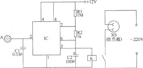 The electric switch circuit of touch type (4)