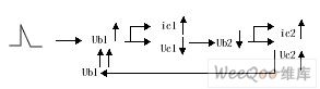 Complementary tube double bistable circuit
