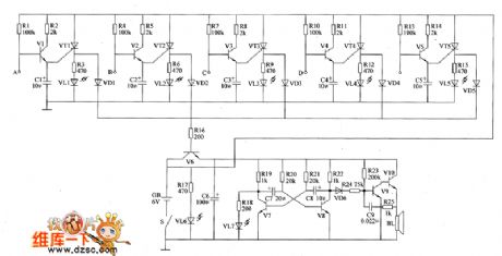 the alarm circuit of water break in the spray pipe for seeding-machine(2)