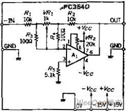 Use common components high-precision polarity conversion circuit