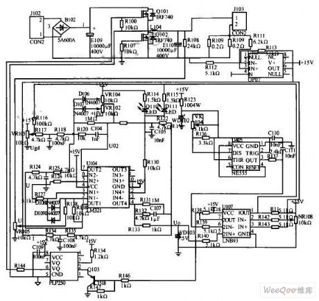 Double closed loop control of electric bicycle charger circuit principle diagram