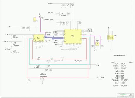 The principle circuit of classical Motorola L7 cellphone (1/7)