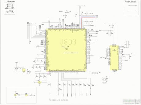 The principle circuit of classical Motorola L7 cellphone (2/7)