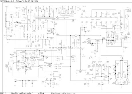 The radio circuit of the frequency LCD display (2)